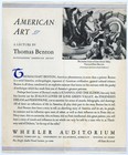 Vintage 1941 Brochure Lecture by Artist Thomas Hart Benton at U.C. Berkeley CA — photo 2