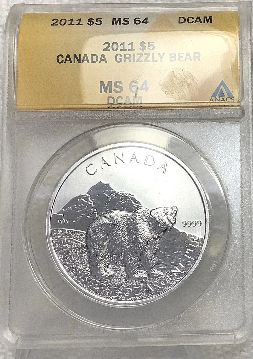 Canadian Wildlife Royal Canadian Mint 2011 Silver Bullion Coins