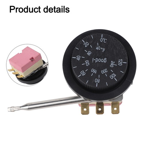 Temperature Control Knob with 0 120°C Range and 75mm Sensing Rod Length - Picture 11 of 12