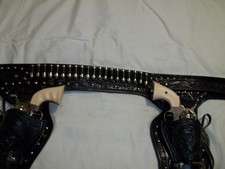 Lone Ranger Like Holster with two Revolvers