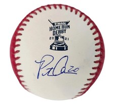 Pete Alonso Signed 2021 Home Run Derby Baseball Autographed Mets - Beckett 