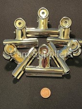 75mm Chrome Letter Clip Bulldog Binder Paper Clip Clamp Metal Silver