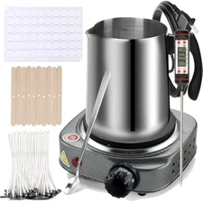 Candle Making Kit, Wax Melter For Candle Making, DIY Candle Making Sup