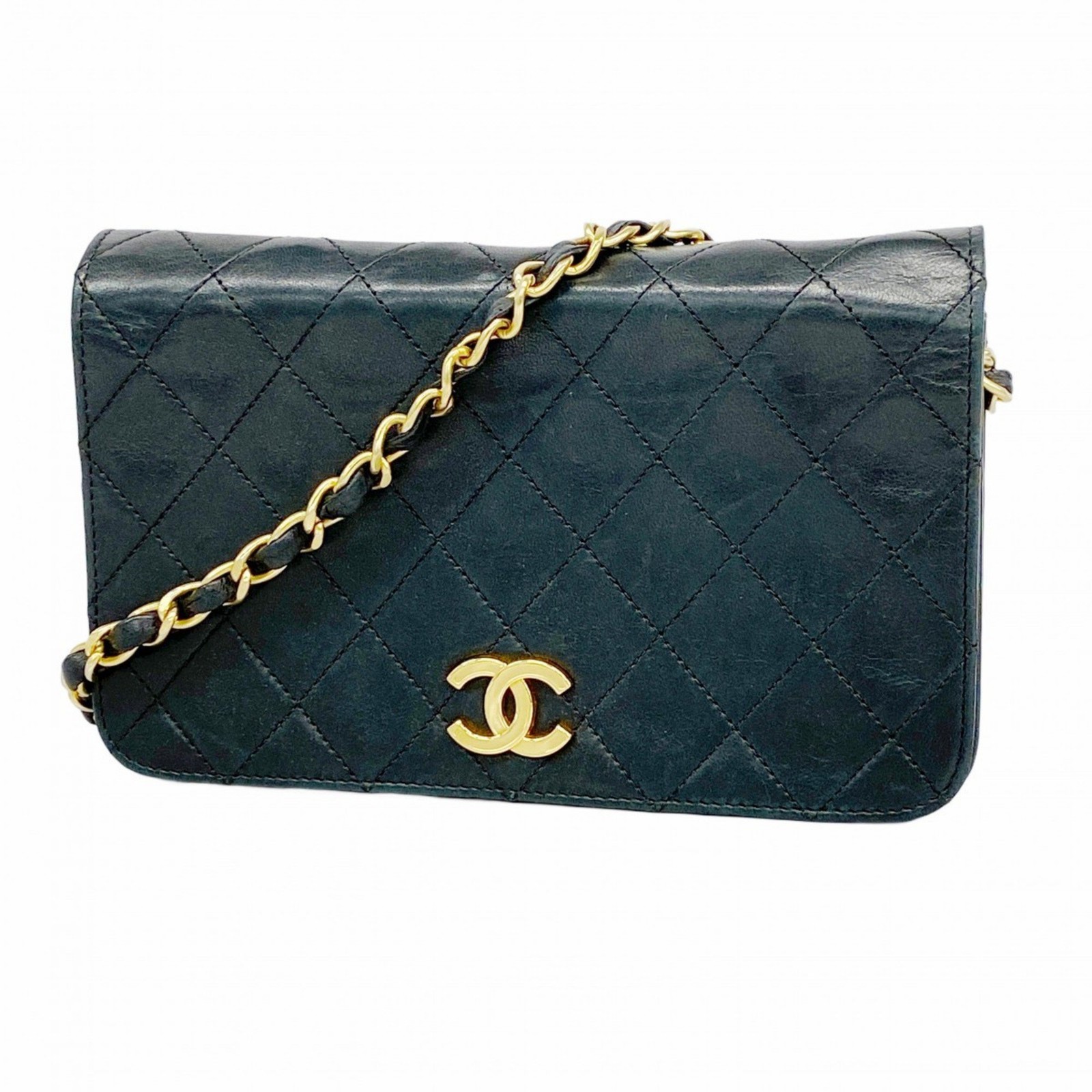 Chanel Black Lambskin Matelasse Chain Shoulder Bag for Women GZl19jk1-image