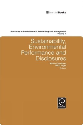 Marty Freedman Sustainability, Environmental Performance and Disclosu (Hardback)
