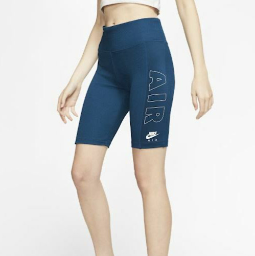 Pantalones cortos Nike para mujer Air Bike azules XS S M entrenamiento ropa deportiva gráfico CJ3125-432