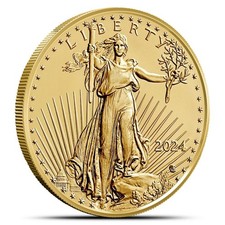 2024 1/10 oz American Gold Eagle Coin (BU) 4039.20 per troy oz