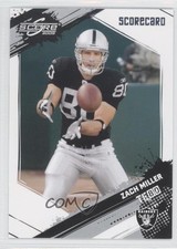 2009 Score Scorecard 37/299 Zach Miller #218 0a1