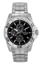 Festina Multifunction Black Dial Quartz Casual 100M Men's Watch F20445-3