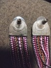 Fashion Jewelry Earrings Pink Gold Dangle Bead Sparkle Bling NEW Hidden Diamond  — photo 4
