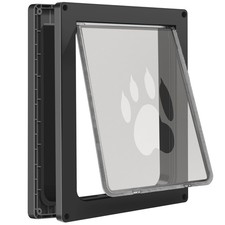 Large Dog Door for Pets up to 100 Lb Weatherproof Pet Door for Cats and Dogs