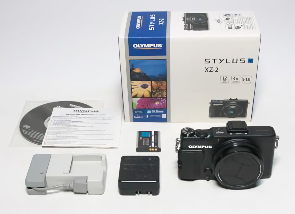 【美品】OLYMPUS STYLUS XZ-2 XZ2 Olympus Stylus XZ-2 XZ2 12.0MP Black 12.0 MP Digital Camera From