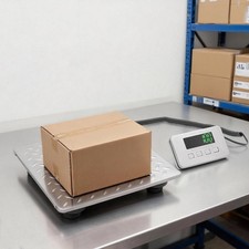 Digital Paketwaage 100kg Post-Plattformwaage Versandwaage LED-Anzeige