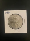 Vintage 1996 American Silver Eagle $1 Coin: Very Low Mintage At 3.6m; UNC