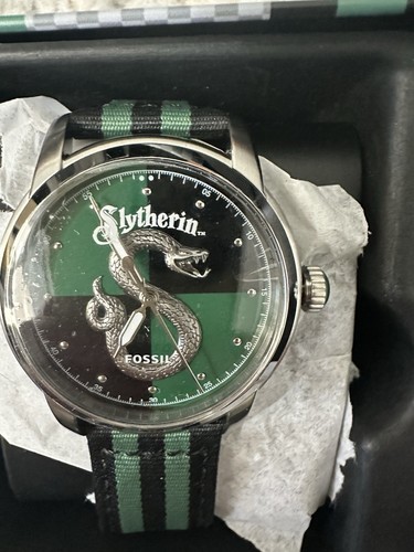 FOSSIL Mens Watch Harry Potter Collaboration Limited Edition Green New