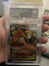 Pokemon TCG - Mega Camerupt EX - 156/132 - Mega Evolution ACE 10 Gem Mint