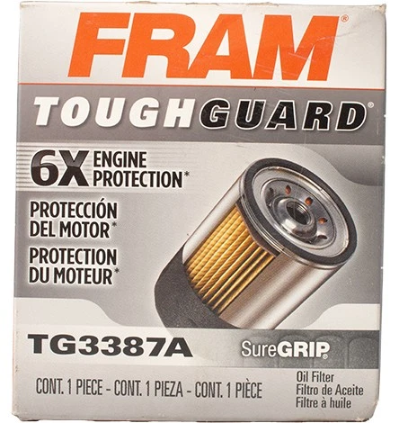 FRAM Tough Guard Oil Filter Fits 1991-2005 Buick Park Avenue Part Number TG3387A - Image 3 of 4