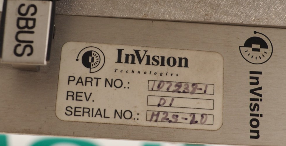 INVISION SBUS 107238-1 107028-1 w/VME-IVO-Altera 107510-1 Module