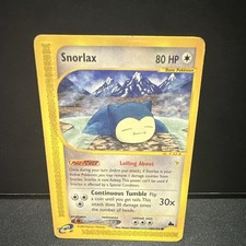 The Pokémon Company Snorlax 100/144 Skyridge Regular Common English 80HP on eBay