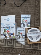 Mario Kart Wii Bundle Game 4 Official Wheel Accessories