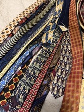 34 Men's DESIGNER Wholesale Silk Neck Ties Neckties Lot of Stripe Paisley Craft