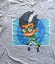 PJ Masks Romeo Shirt Mens XL Gray Bella Canvas Cartoon Villain Superhero Tee Top
