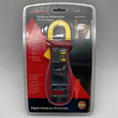 Amprobe ACD-14 Plus Multimeter 600A Clamp On w/ Dual Display and Temperature
