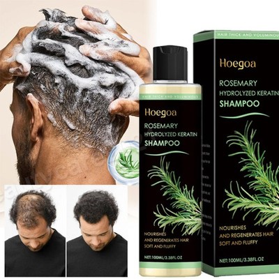 Neu Rosmarin Shampoo für dickes Haar und Haarwachstum mit hydrolysierter Keratin