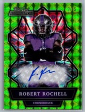 2021 Wild Card Alumination #ABC-A Robert Rochell Autographs Green Holo-Lux #/45