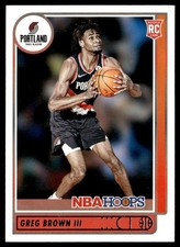 2021-22 Hoops Greg Brown III Rookie Portland Trail Blazers #226