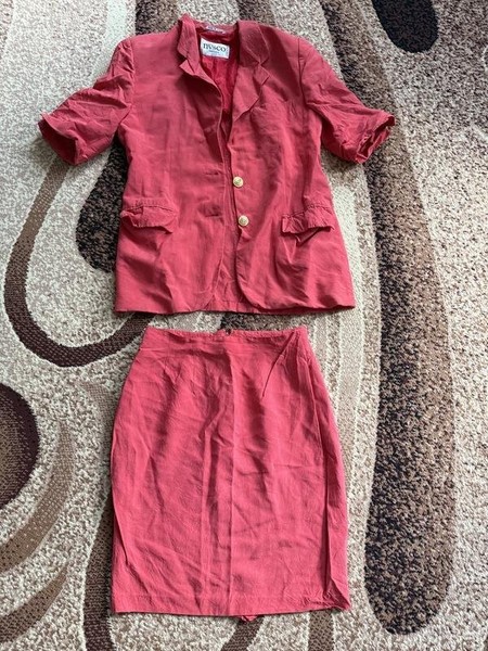 Women NVSCO Sartoria Suit Red Silk Other