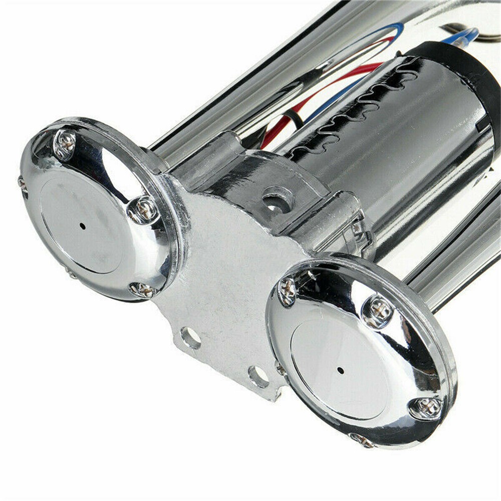1000DB Super Loud Air Electric Horn Dual-Trumpet 12V For Car Truck Train Speaker
