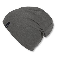 Beanie MüTze Baby Unisex Gr. 49 Sterntaler Bio Singlejersey Melange Asphalt