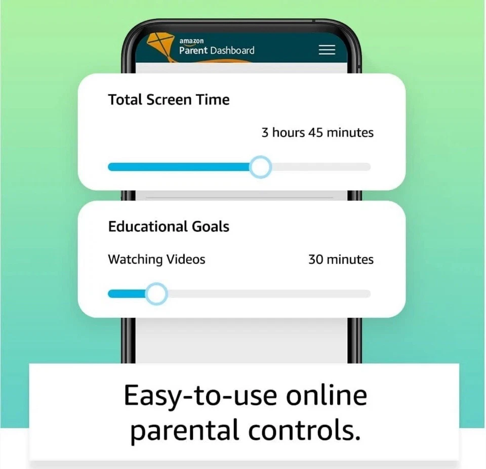 Amazon Fire 7 Kids Tablet 7 inch Display Ages 3–7 16 GB Blue latest - Image 4 of 4