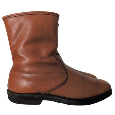 Vintage 80s Dexter Armortred Oil Resistant Ankle Boots Men 10 Zipper USA Made‎ Dexter Zip Men main image 3