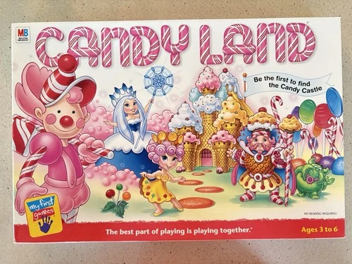 Vintage 2001 Candy Land Board Game by Milton Bradley - No Instructions