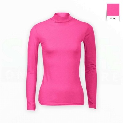 Polokragen Rollkragen schlichtes Oberteil Langarm UK 6 20 für Damen