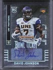 2015 Contenders Draft Picks #172 David Johnson Bowl Ticket Auto #/99 RC