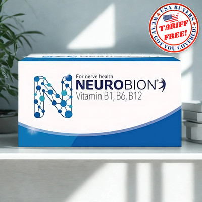 60 Tablets Neurobion Vit B1, B6, B12 for Numbness, Tingling & Nerve Relief