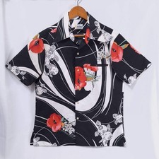 Vtg Andrade Honolulu Floral Aloha Shirt Mens M Made In Hawaiian Retro 80s Y2K