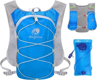 Ultralight Running Vest with Water Bottle 2L, Hydration Backpack Running for Men
