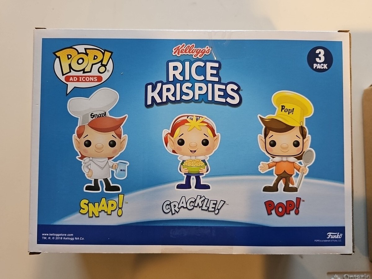 Funko Pop! Ad Icons Rice Krispies Snap Crackle Pop! 3 Pack Funko