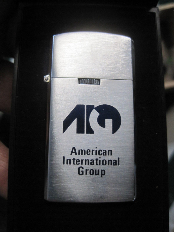 AMERICAN INTERNATIONAL GROUP BARLOW LIGHTER, GAS, PERFECT! BOXED