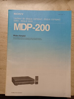 SONY MDP-200