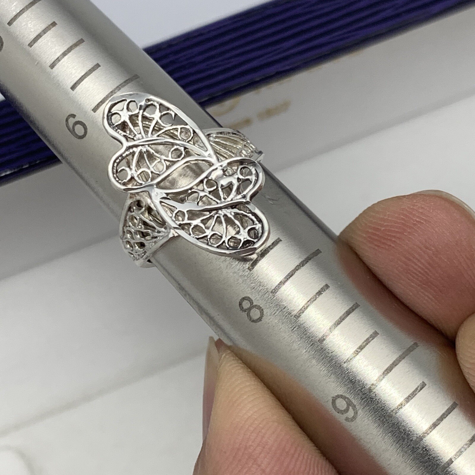 UNIQUE Solid 925 Sterling Silver Handmade Filigre… - image 13