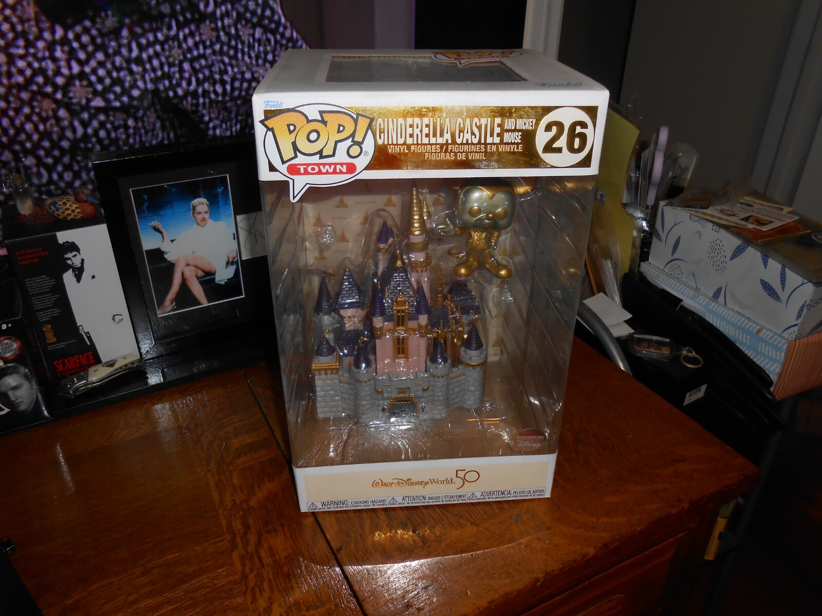 ¡Pop! Castillo De Cenicienta De La Ciudad #26 [Oro] Exclusivamente De Disney Caja Original Nuevo Fs