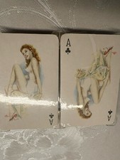 DDR Coeur PIN UP Spielkarten Doppeldeck OVP Romme Canasta Erotik Karten 