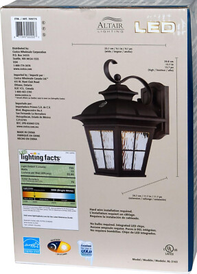 Altair SG_B072BVJFK2_US al-2163 Energy Saving LED Lantern-Brushed