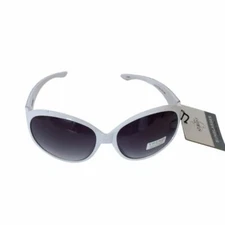 Ladies White Studio 35 100% UV Protection Sunglasses Deco White New