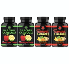 Ultra Weight Loss w/ Garcinia Cambogia w/ Apple Cider Vinegar & Turmeric Ginger